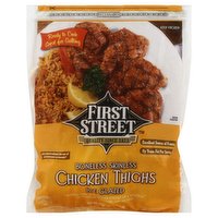 First Street Boneless Chicken Thigh, 64 Ounce